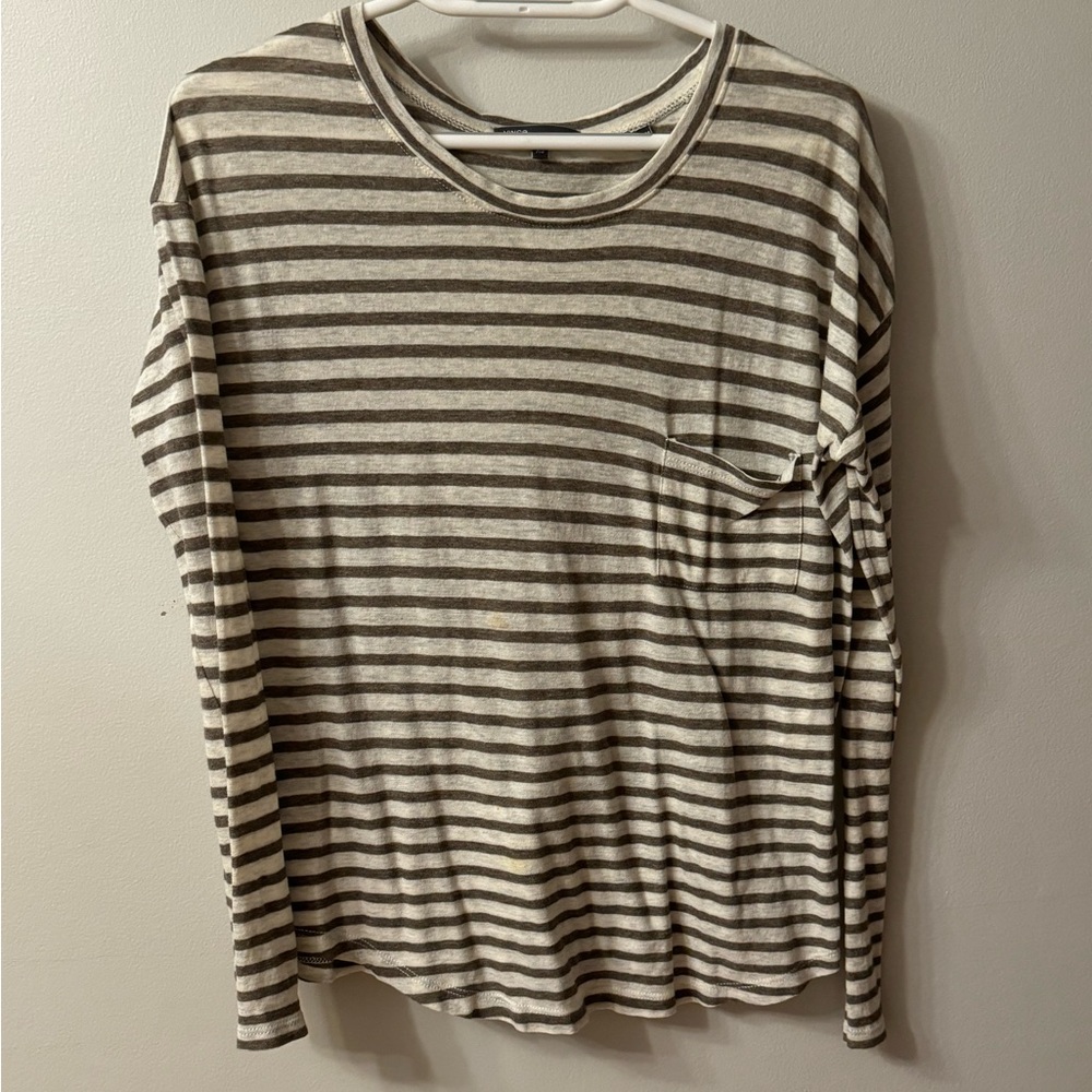 Vince long sleeve striped t excellent condition